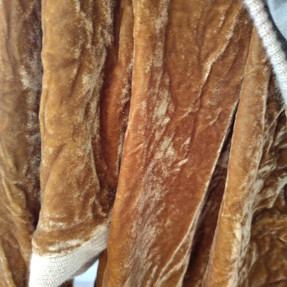 Nwot Johnny Was Pete & Greta Velvet Silk Pullover Hoodie Size Xl - Picture 6 of 9